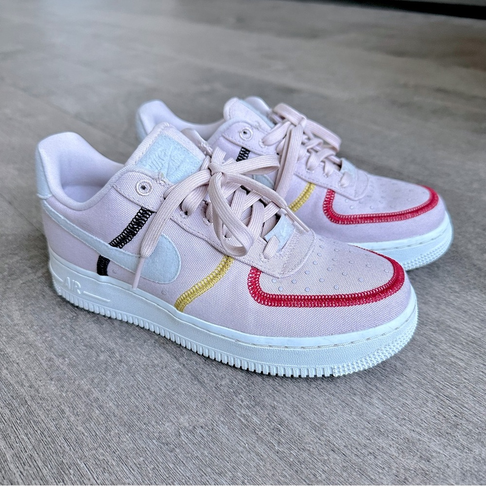 Nike Air Force 1 "07 LX "Stitched Canvas - Silt Red sneakers